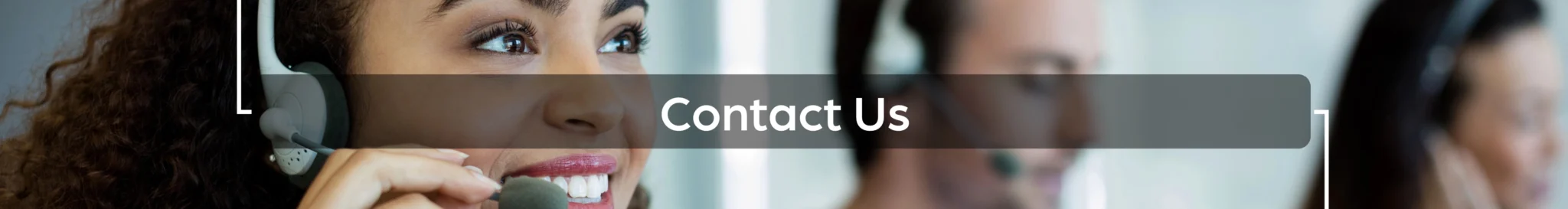 Contact us banner